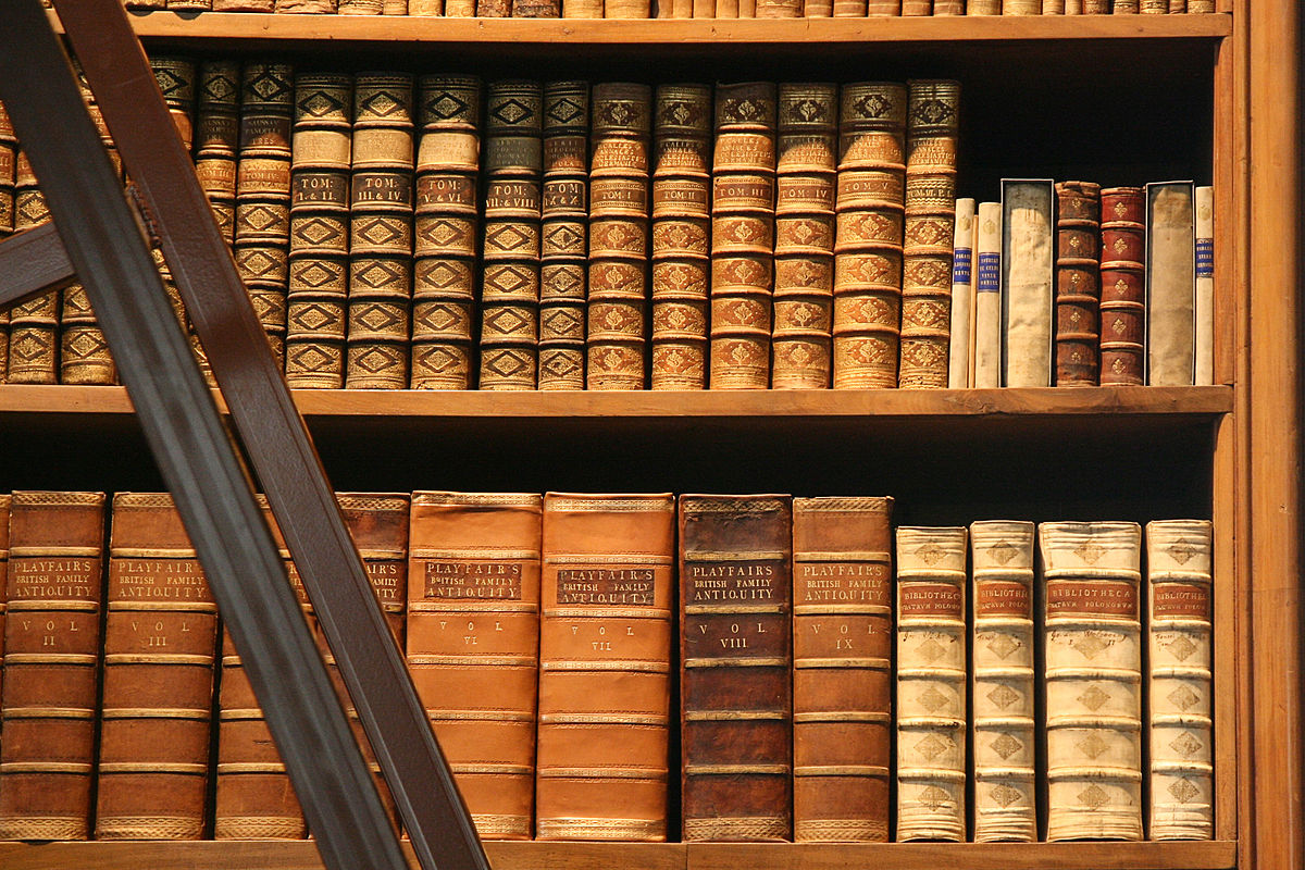 "Bookshelf Prunksaal OeNB Vienna AT matl00786ch" by Matl - own work (photography). Licensed under CC BY-SA 3.0 via Wikimedia Commons - http://commons.wikimedia.org/wiki/File:Bookshelf_Prunksaal_OeNB_Vienna_AT_matl00786ch.jpg#/media/File:Bookshelf_Prunksaal_OeNB_Vienna_AT_matl00786ch.jpg