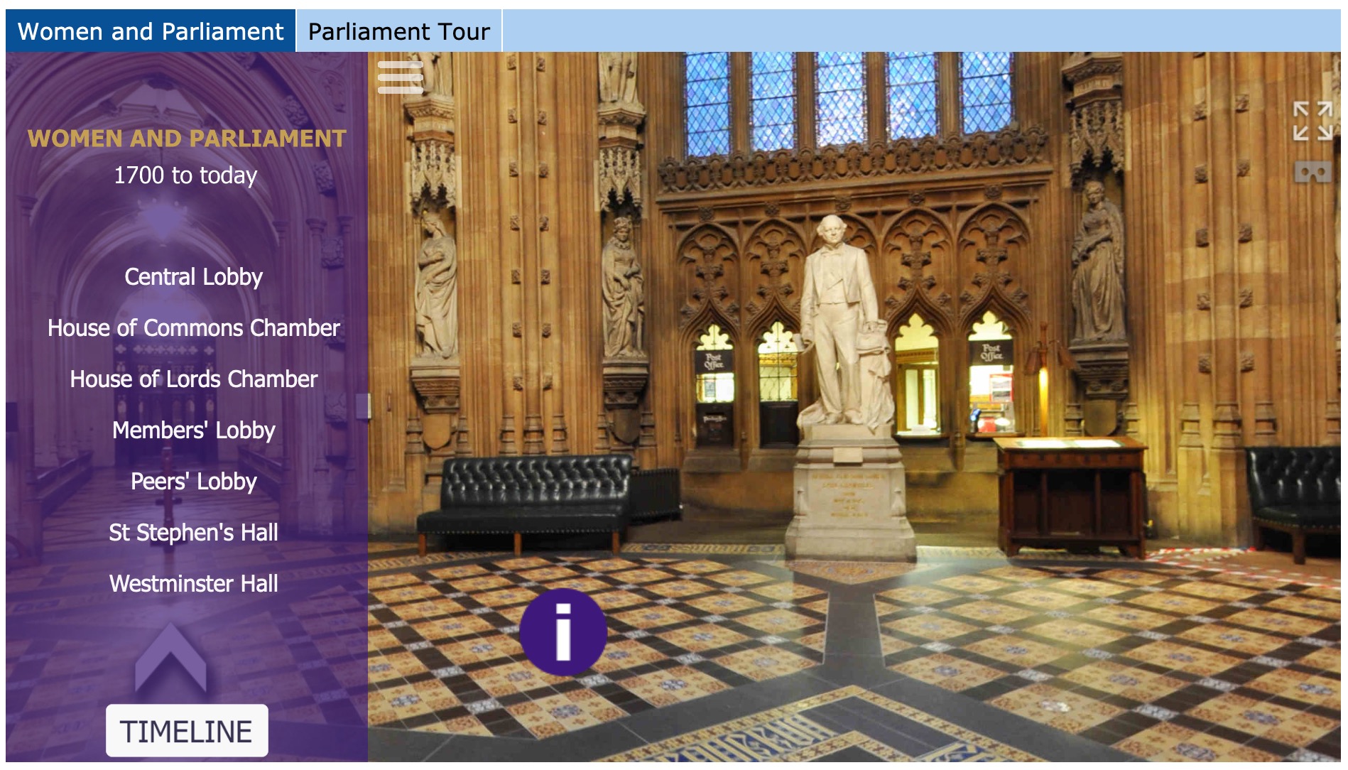 Women and Parliament Virtual Tour